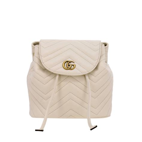 white gucci bookbag|Gucci bag backpack women's.